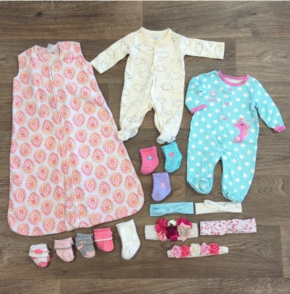 Halo And Other Brands Essentials Baby Girl Bundle
